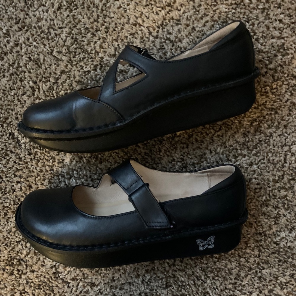 Alegria dayna black Napa nursing shoe size 40.